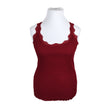 Unisex Rosemunde - Tricot tank top, size 42 - Wine red ()