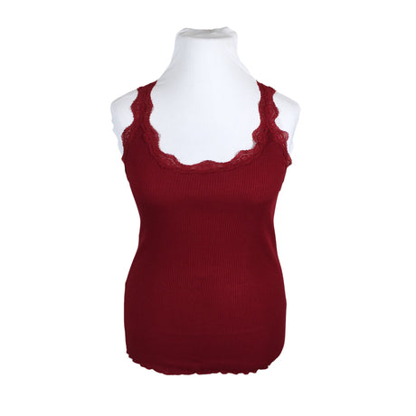 Unisex Rosemunde - Tricot tank top, size 42 - Wine red ()