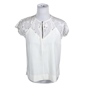 Unisex InWear - Short-sleeved blouse, size 36 - White (1)