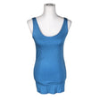 Unisex Friendtex - Tricot tank top, size 38 - Blue ()