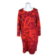 Unisex Virkkukoukkunen - Sweatshirt dress, size 36 - Red ()