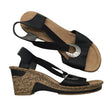 Unisex Rieker - Wedge sandals, size 40 - Black ()