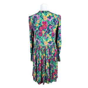 Unisex Y.A.S - Schiffon dress, size 38 - Green (2)