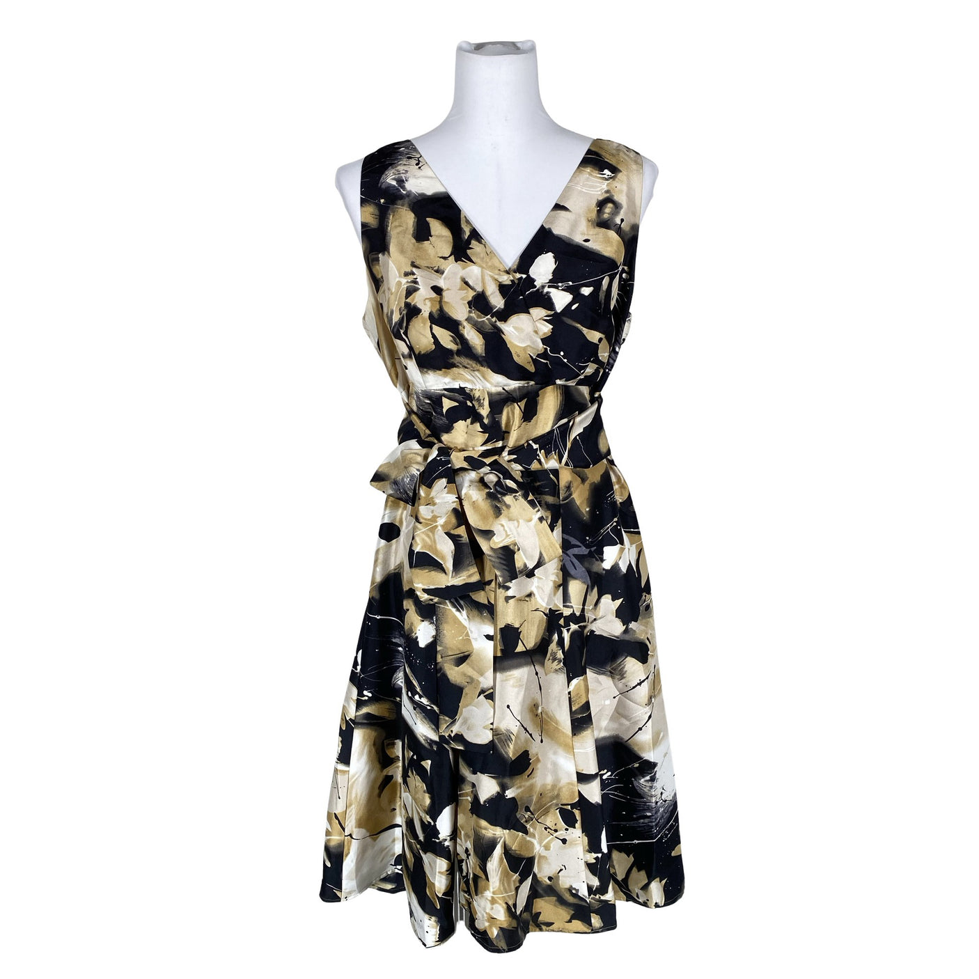 Unisex Your Face - Schiffon dress, size 40 - Beige (1)