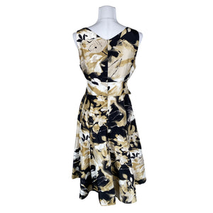 Unisex Your Face - Schiffon dress, size 40 - Beige (2)