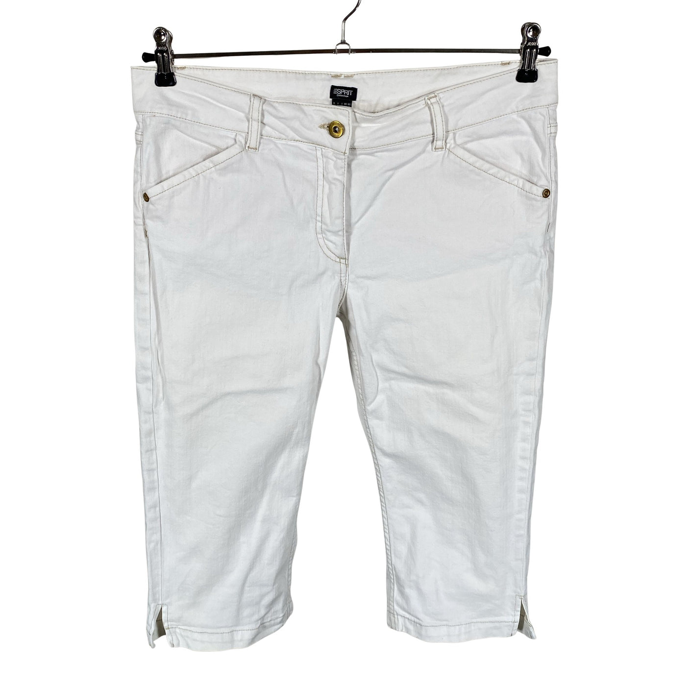 Unisex Esprit - Capri jeans, size 40 - White (1)