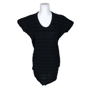 Unisex Kaino - Knit tunic, size 36 - Black (1)