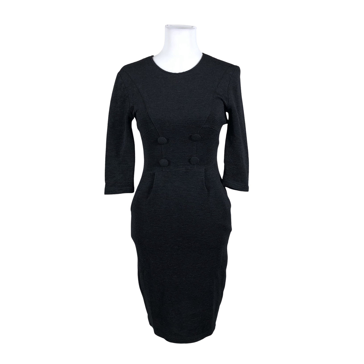 Unisex Tazzia - Tricot dress, size 34 - Black (1)