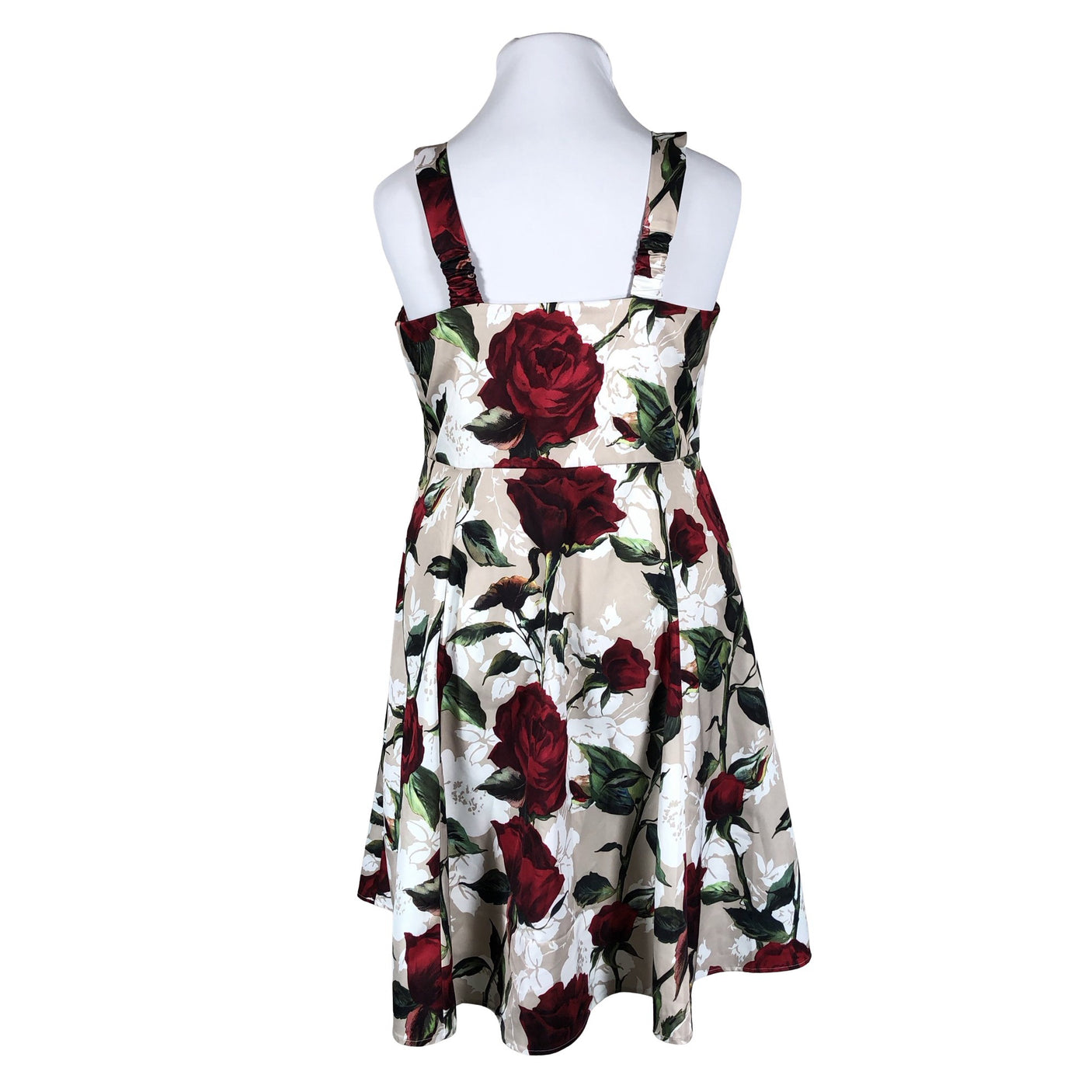 Unisex Zizzi - Party dress, size 44 - Beige (2)