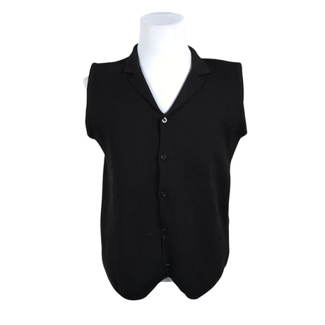 Unisex Rusty Neal - Knit vest, size M - Black ()