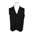 Unisex Rusty Neal - Knit vest, size M - Black ()