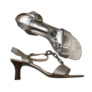 Unisex Esprit - Heeled sandals, size 38 - Gold (1)