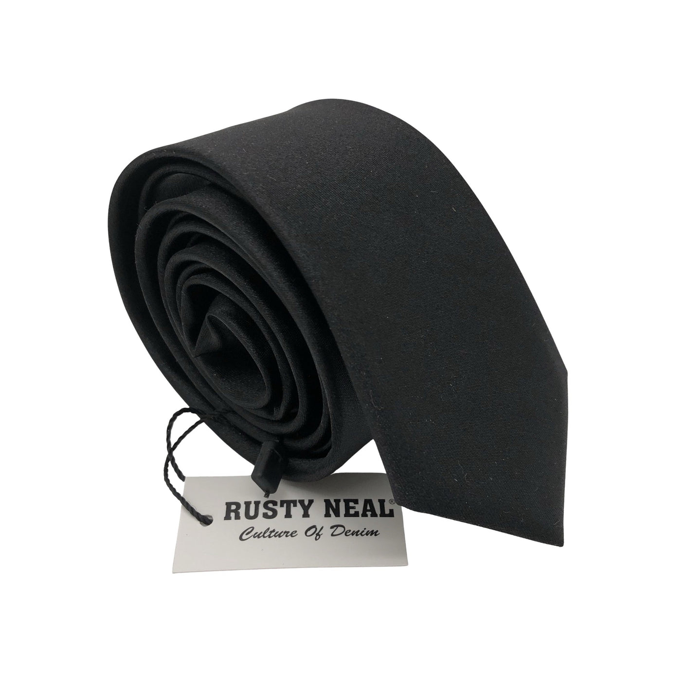 Unisex Rusty Neal - Tie, size Ei kokoa - Black (1)