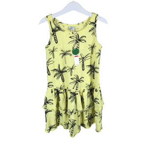 Unisex Lindex - Tricot dress, size 116 - 122 - Yellow (1)