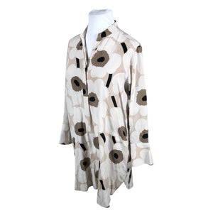 Unisex Marimekko - Schiffon dress, size 44 - Beige (3)