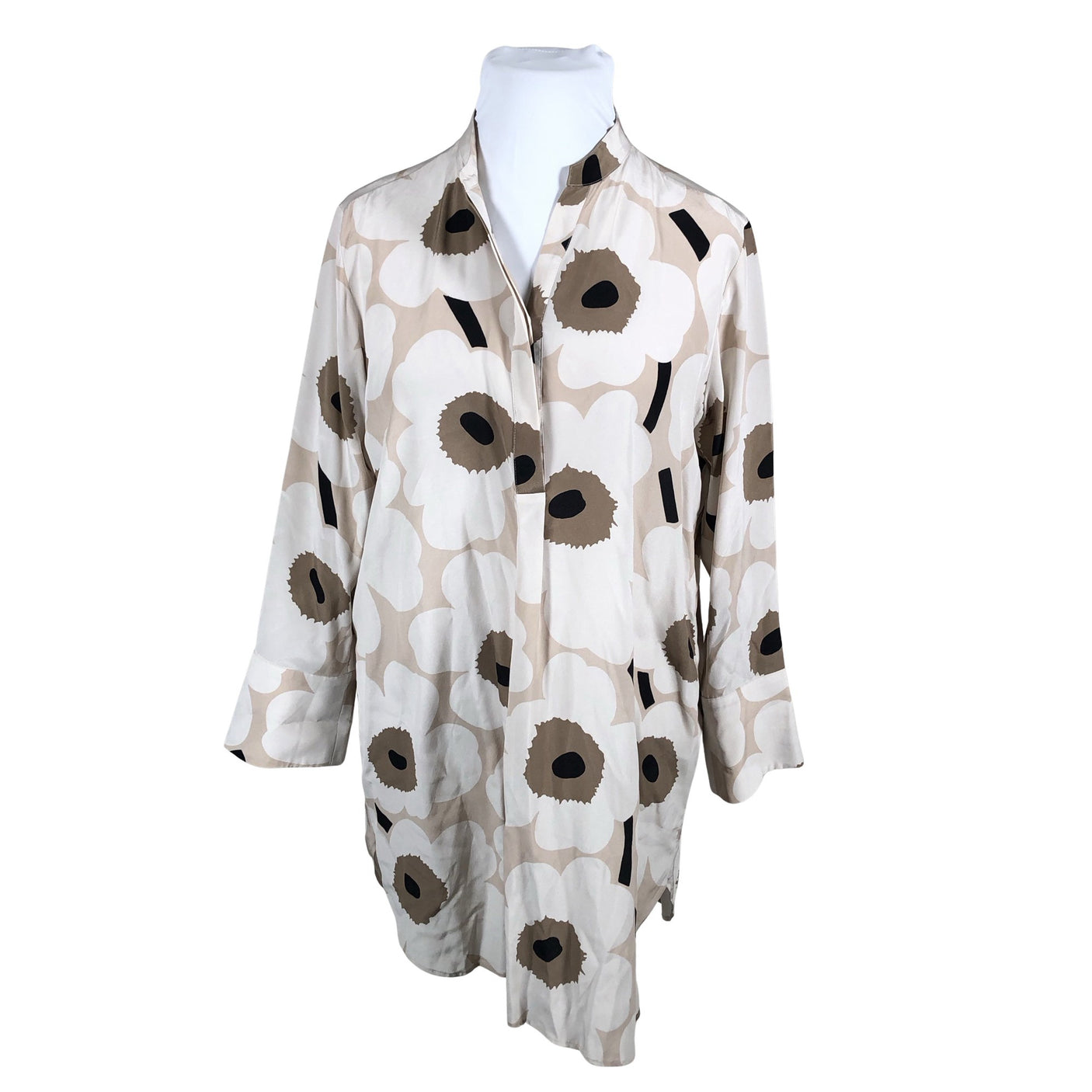 Unisex Marimekko - Schiffon dress, size 44 - Beige (1)