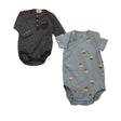 Unisex Newbie - Body, size 56 - 62 - Gray ()