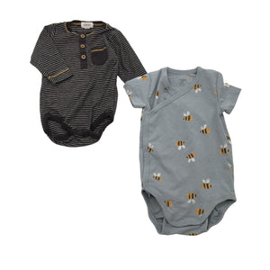 Unisex Newbie - Body, size 56 - 62 - Gray (1)