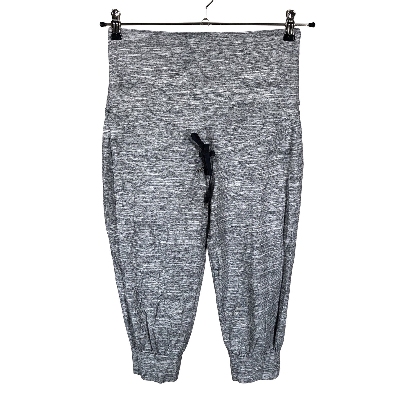 Unisex H&M Mama - Tricot capri pants, size 38 - Gray (1)