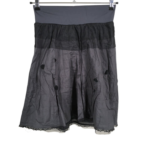 Unisex Mama Licious - Fabric skirt, size 38 - Gray ()