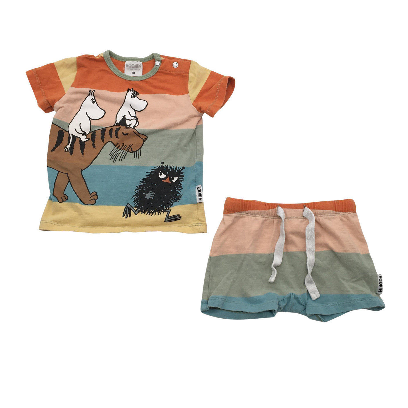Unisex Moomin by Martinex - T-shirt, size 62 - 68 - Orange (1)