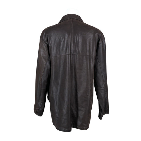 Unisex Big-L - Leather jacket, size XXXL - Brown (2)