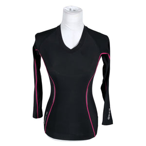 Unisex Skins - Sports shirt, long sleeve, size 38 - Black (1)