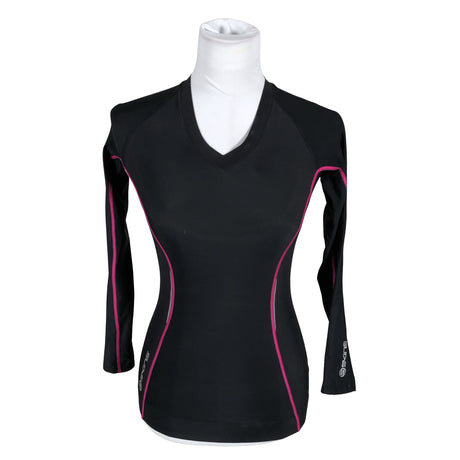 Unisex Skins - Sports shirt, long sleeve, size 38 - Black ()