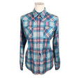 Unisex Jack Wolfskin - Flannel shirt, size 36 - Turquoise ()