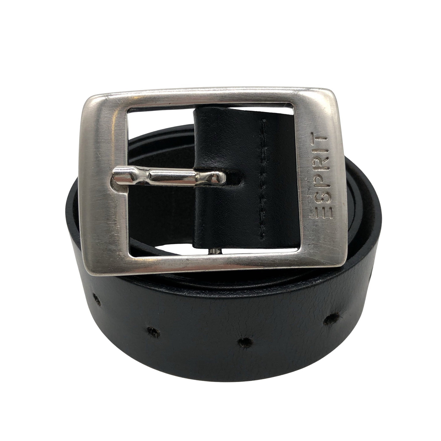 Unisex Esprit - Leather belt, size Ei kokoa - Black (1)