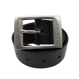 Unisex Esprit - Leather belt, size Ei kokoa - Black (1)