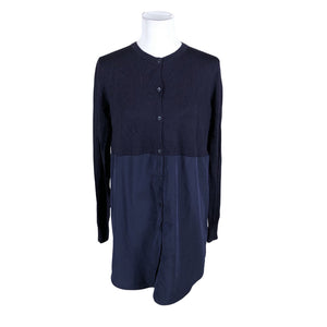 Unisex Uniqlo - Schiffon tunic, size 40 - Blue (1)
