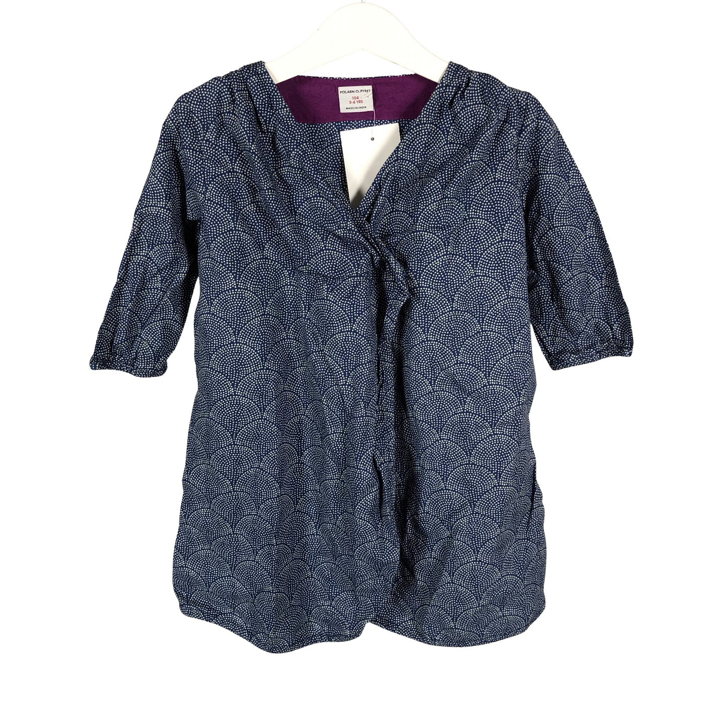 Unisex Polarn O. Pyret - Dress, size 98 - 104 - Blue (1)