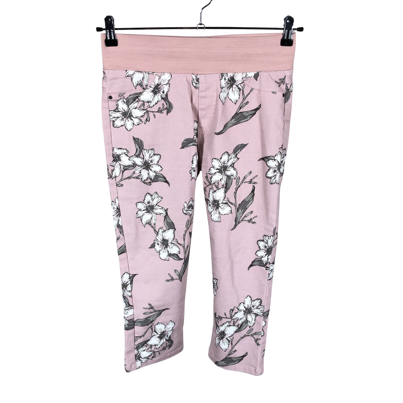 Unisex Free Quent - Capri pants, size 36 - Light pink (1)