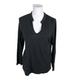 Unisex Massimo Dutti - Tricot shirt, size 40 - Black ()