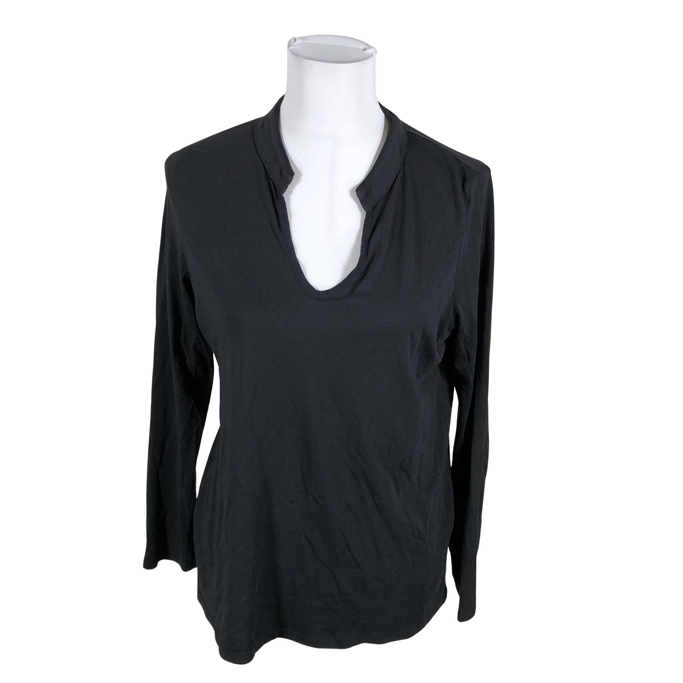 Unisex Massimo Dutti - Tricot shirt, size 40 - Black (1)