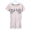 Unisex One We Like - Tricot dress, size 122 - 128 - Light pink ()