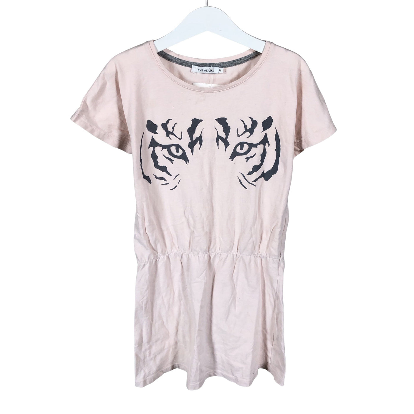 Unisex One We Like - Tricot dress, size 122 - 128 - Light pink (1)