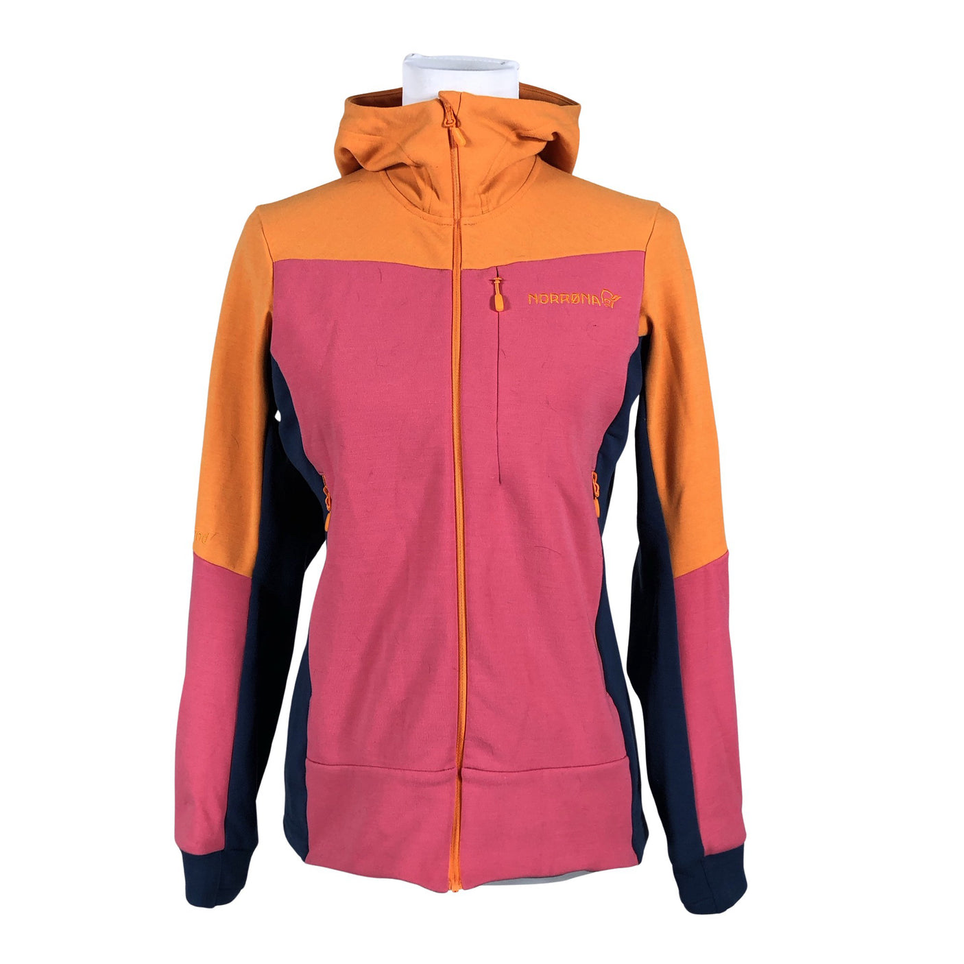 Unisex Norrøna - Fleece jacket, size 38 - Orange (1)