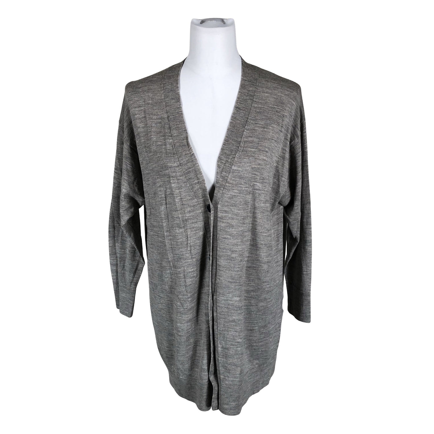 Unisex Uniqlo - Cardigan, size 40 - Gray (1)
