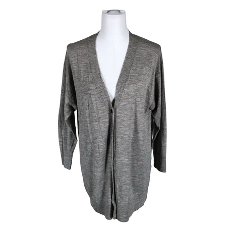 Unisex Uniqlo - Cardigan, size 40 - Gray ()