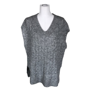 Unisex Lindex - Knit vest, size 36 - Gray (1)
