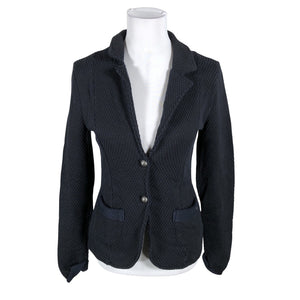 Unisex Cream - Sweat jacket, size 38 - Blue (2)