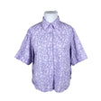 Unisex Marimekko - Collared shirt, size 44 - Violet ()