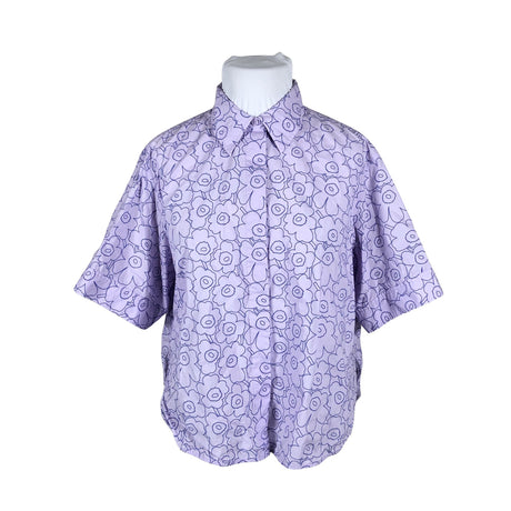 Unisex Marimekko - Collared shirt, size 44 - Violet ()