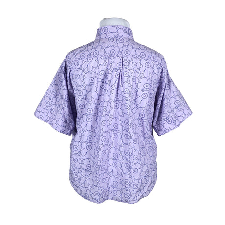 Unisex Marimekko - Collared shirt, size 44 - Violet (2)