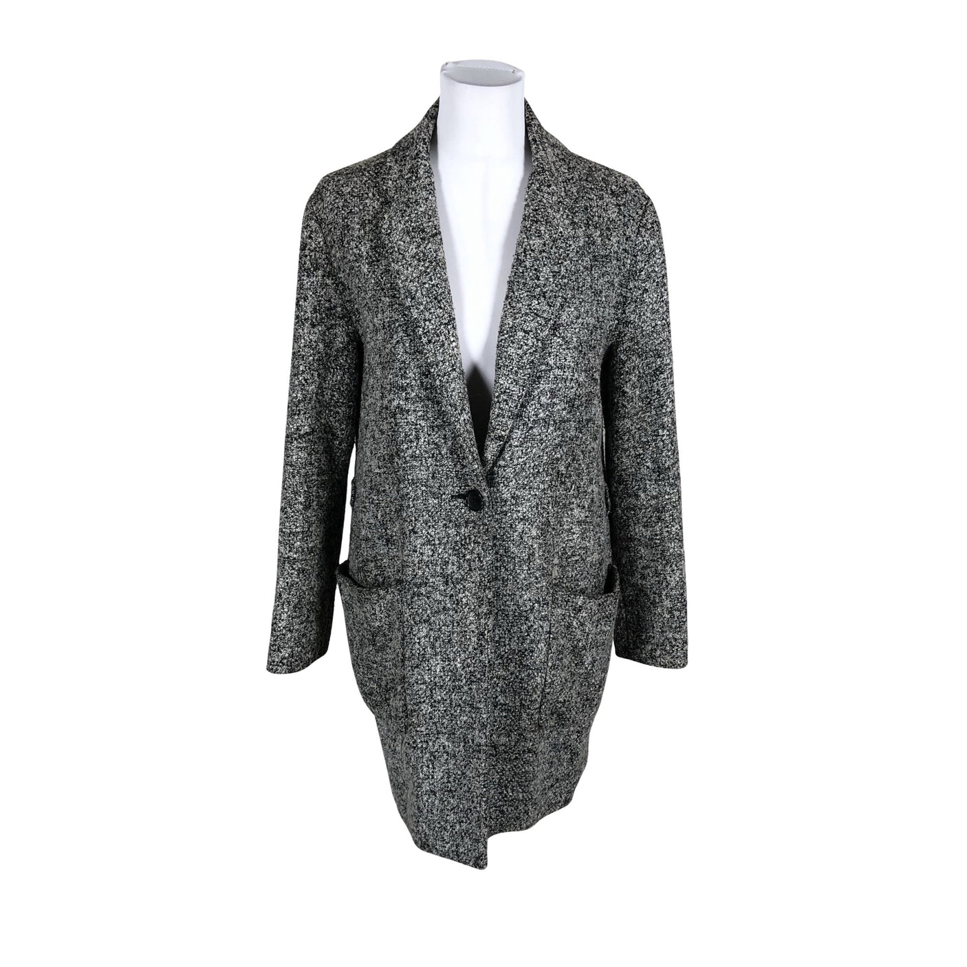 Unisex Maison Scotch - Wool coat, size 38 - Gray (1)