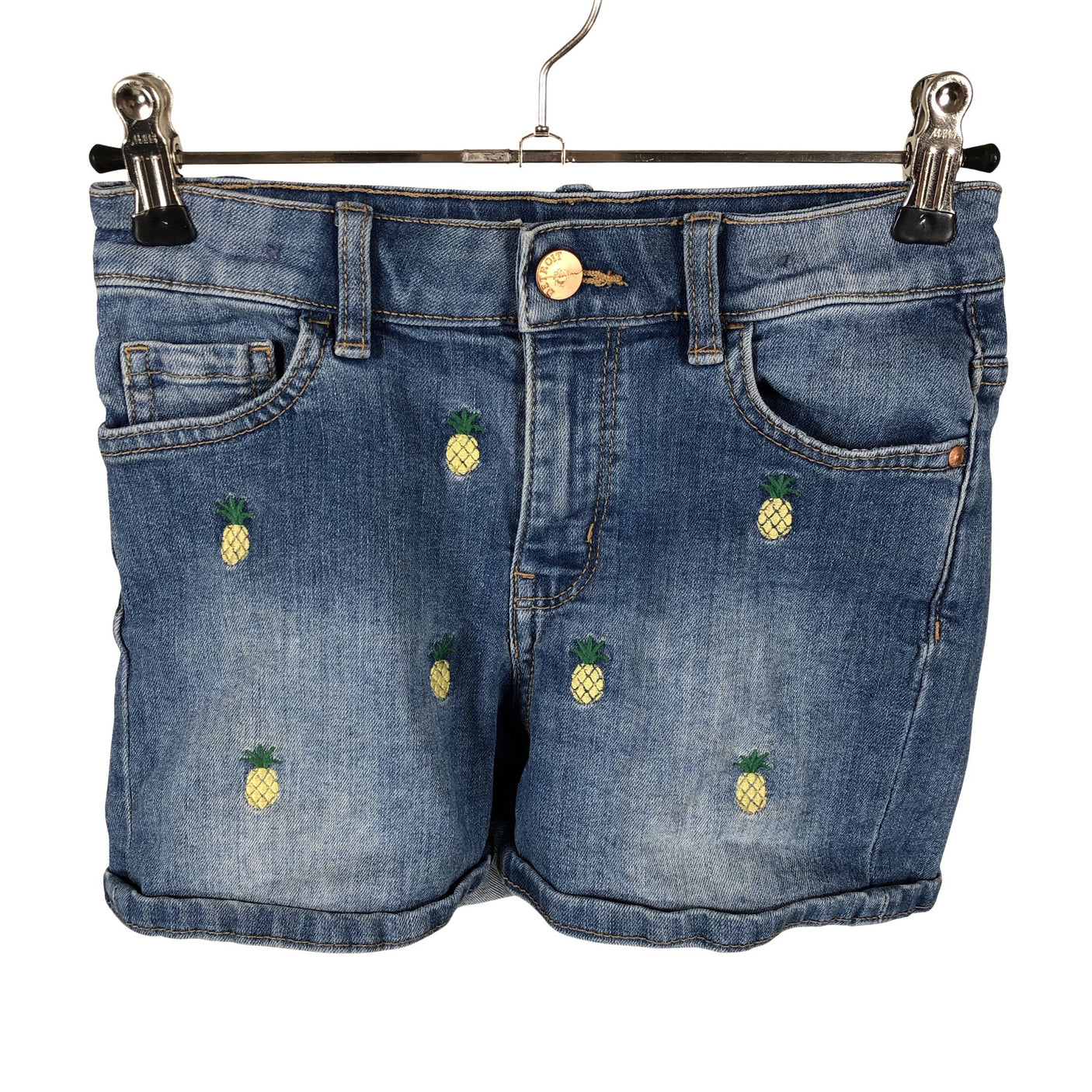 Unisex Lindex - Denim shorts, size 128 - 134 - Blue (1)