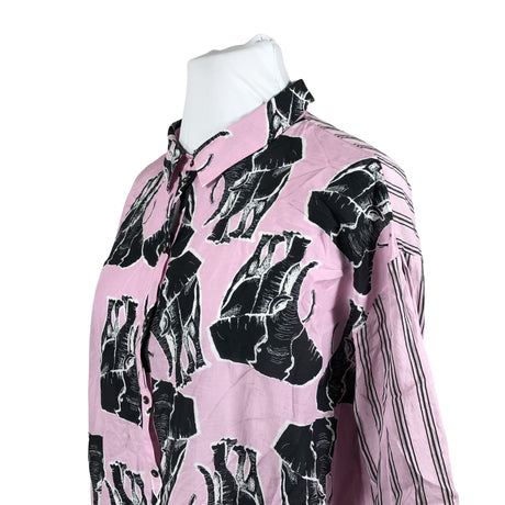 Unisex Marc Cain - Schiffon dress, size 42 - Light pink (2)