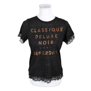 Unisex Superdry - T-shirt, size 38 - Black (1)